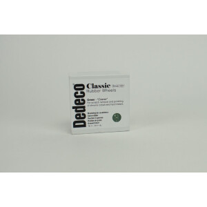 Dedeco Gummipol. Rad grün 22mm, 100St
