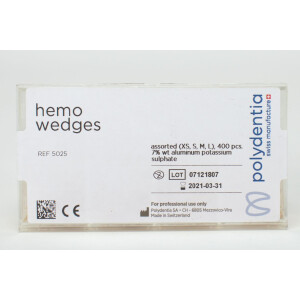 Hemo-Wedge Holz sortiert 400St