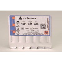 tg K-Reamers 25mm Size 020 6pcs