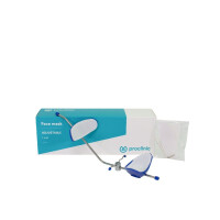 Gesichtsmaske  blau  St