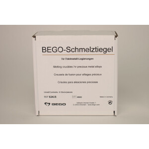 Schmelztiegel f. EM-Legierungen 6St
