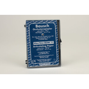 Occlusionspapier blau BK 11   100Blatt