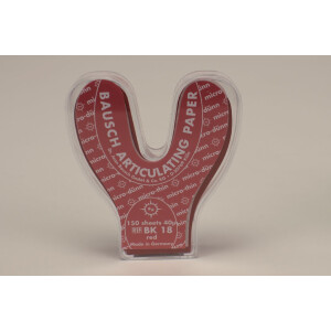 Occlusionspapier rot BK 18   150Blatt