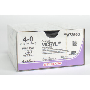 Vicryl violett 4-0/1,5 4x0,45 Dtz
