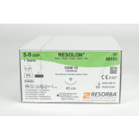 Resolon Monofil blau 5/0 DSM16 3Dtz