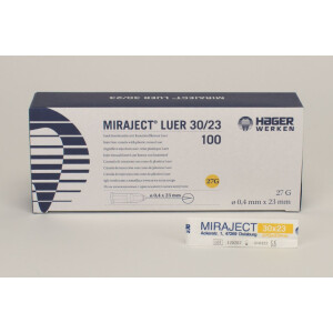 Miraject Luer Kanülen 27G 0,4x23mm 100St