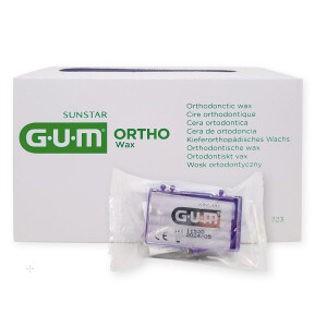 GUM Orthodontic Wachs transpa   Box 24St